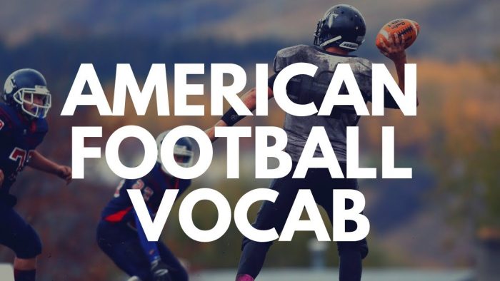American football terms and phrases